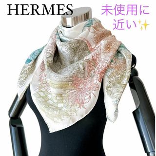 エルメス(Hermes)のエルメス カレ90 Le Jardin de Leila レイラの庭 スカーフ(バンダナ/スカーフ)