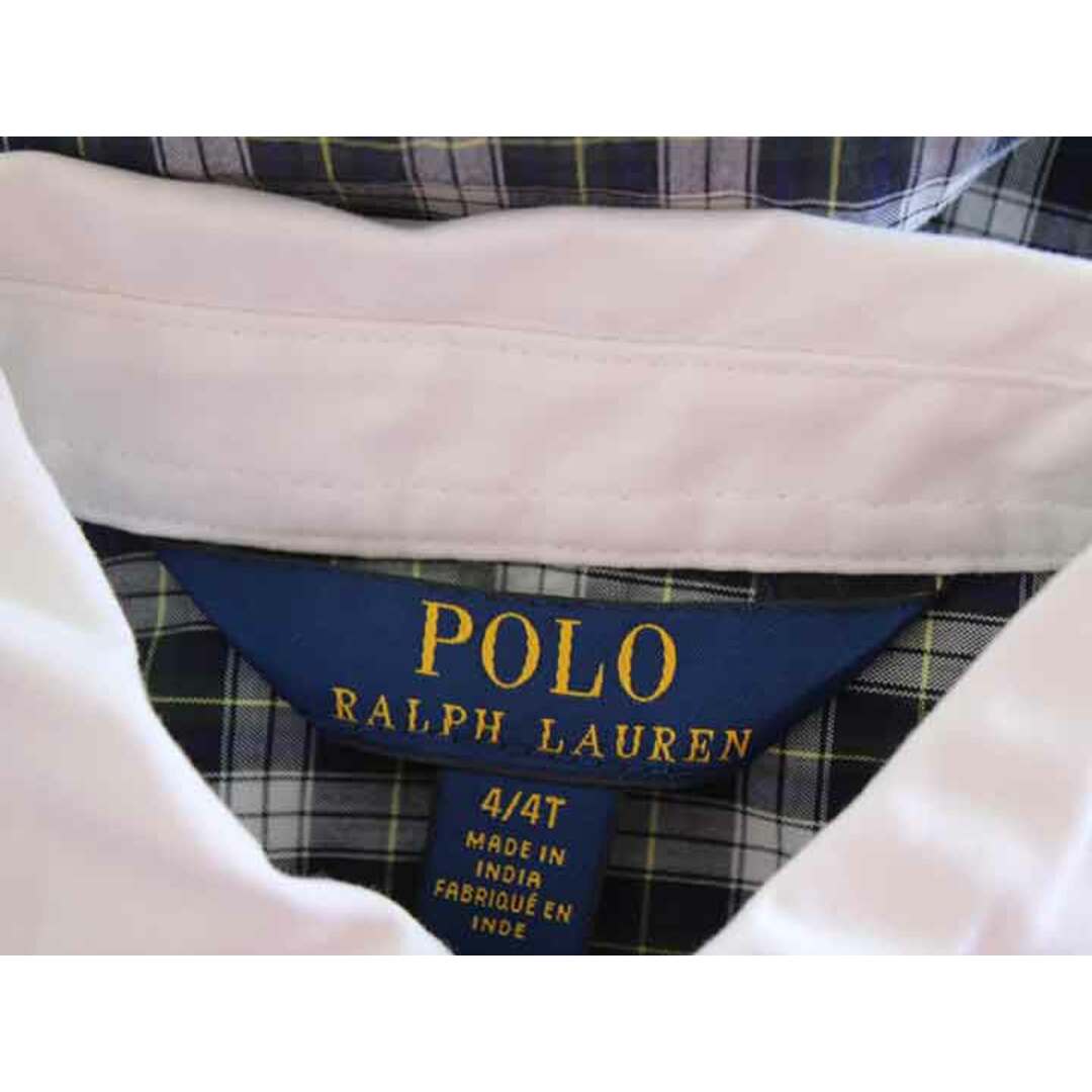 Ralph Lauren(ラルフローレン)の【春物 新入荷!】†ラルフローレン/Ralph Lauren†110cm(4) 長袖ワンピース 紺×深緑【中古】子供服 キッズ kids 女の子 春秋 onepi 504042 キッズ/ベビー/マタニティのキッズ服女の子用(90cm~)(ワンピース)の商品写真