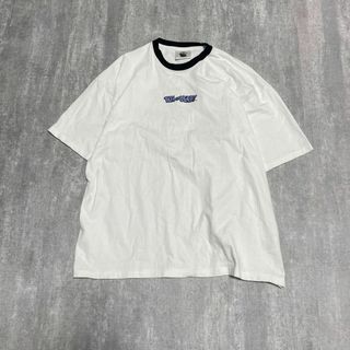 ナチュラルヴィンテージ(natuRAL vintage)のTシャツ リンガーネック トムとジェリー 刺繍ロゴ バックプリント L コットン(Tシャツ/カットソー(半袖/袖なし))