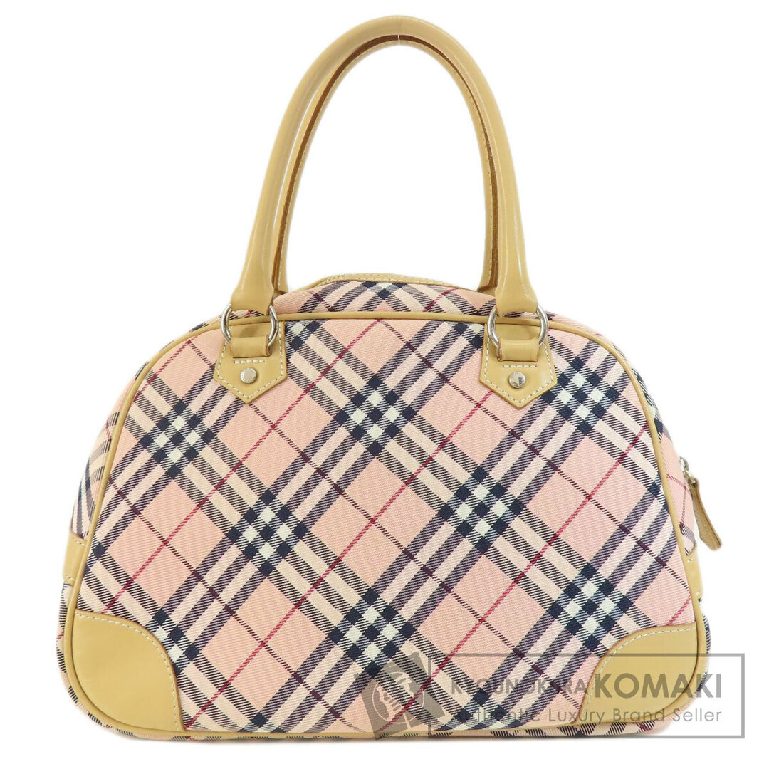 BURBERRY(バーバリー)のBURBERRY ブルーレーベル チェック柄 ハンドバッグ キャンバス レディース レディースのバッグ(ハンドバッグ)の商品写真