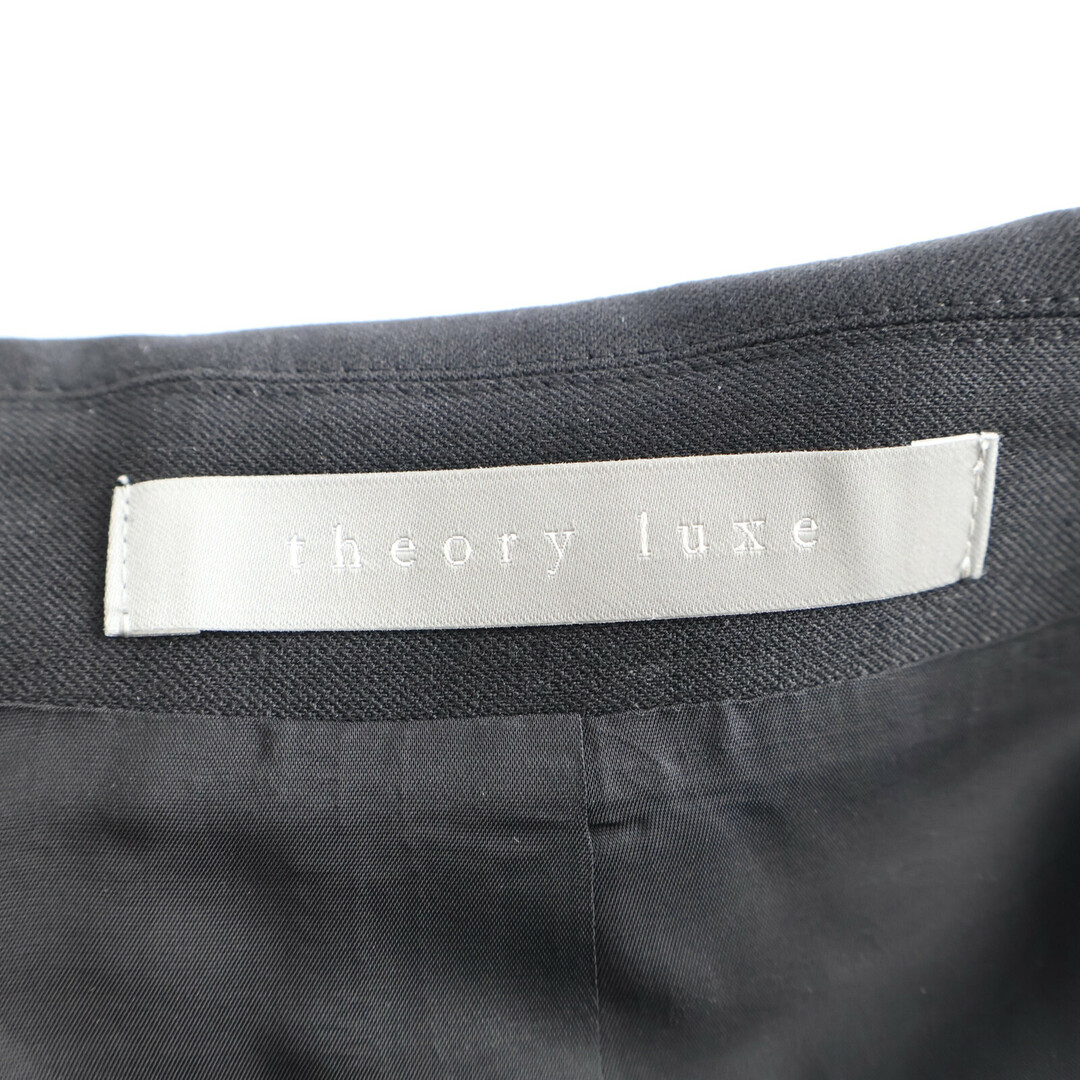 Theory luxe(セオリーリュクス)のセオリーリュクス 23AW ブラック Eden Ireen ロングジレ 38 レディースのトップス(シャツ/ブラウス(長袖/七分))の商品写真