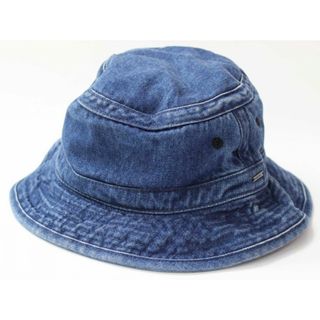 ディーゼル(DIESEL)の【春夏物 新入荷!】◇ディーゼルキッズ/DIESEL kids◇58cm位 ハット/帽子 インディゴ＆黒 リバーシブル ピクニック アウトドア 日よけ【中古】子供 キッズ kids ジュニア 男の子 女の子 春夏秋冬 bagetc 304042(帽子)