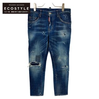 ディースクエアード(DSQUARED2)のディースクエアード S74LB0436 SKATER JEAN IDG ｸﾗｯｼｭﾘﾍﾟｱ加工ﾃﾞﾆﾑ 44(その他)