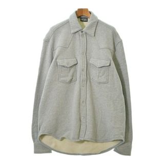 DIESEL - DIESEL ディーゼル カジュアルシャツ L グレー 【古着】【中古】