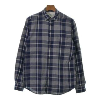 ディーゼル(DIESEL)のDIESEL ディーゼル カジュアルシャツ M 紺x白(チェック) 【古着】【中古】(シャツ)