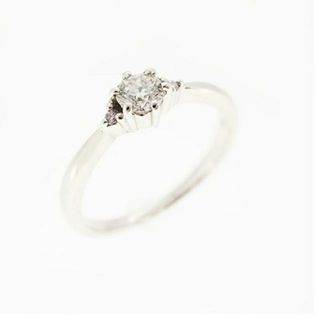 【ju200】ダイヤモンド リング/0.23ct/0.02ct/Pt900 プラチナ/ピンクダイヤ/未使用(リング(指輪))