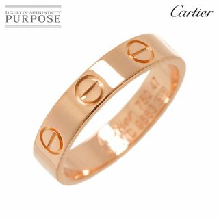 カルティエ(Cartier)のカルティエ Cartier ミニラブ #47 リング K18 PG ピンクゴールド 750 指輪 VLP 90225352(リング(指輪))