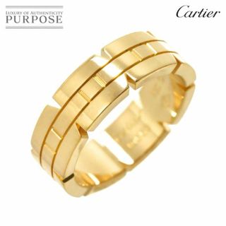 カルティエ(Cartier)のカルティエ Cartier タンクフランセーズ #52 リング K18 YG イエローゴールド 750 指輪 VLP 90225356(リング(指輪))