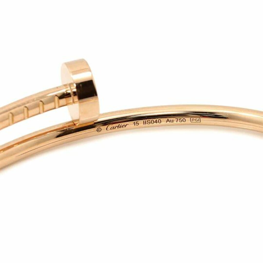 Cartier(カルティエ)のカルティエ Cartier ジュストアンクル SM #15 ブレスレット K18 PG 750 VLP 90227421 レディースのアクセサリー(ブレスレット/バングル)の商品写真