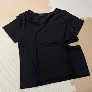 アンビー(ENVYM)のENVYM 黒Tシャツ(Tシャツ(半袖/袖なし))