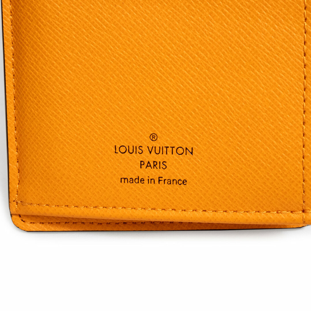 LOUIS VUITTON(ルイヴィトン)のルイ ヴィトン ポルトフォイユ ブラザ NM 二つ折り長財布 モノグラムマカサー カウハイドレザー バイカラー ブラウン 茶 サフランオレンジ マットブラック金具 M69029 箱付 LOUIS VUITTON（新品・未使用品） メンズのファッション小物(長財布)の商品写真