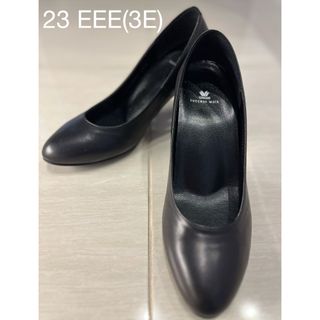 SUCCESSWALK - 美品💖ワコール　サクセスウォーク　7センチ　ブラックパンプス　23EEE