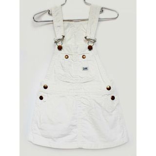 リー(Lee)の【春夏物 新入荷!】[リー/Lee]90cm ジャンパースカート 白【中古】子供服 キッズ kids ベビー服 baby 女の子 春夏 onepi 504042(スカート)