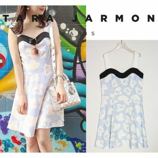 タラジャーモン(TARA JARMON)の新品タグ付き【タラジャーモン】夏らしいキャミワンピース チュニック 42(L)(ひざ丈ワンピース)