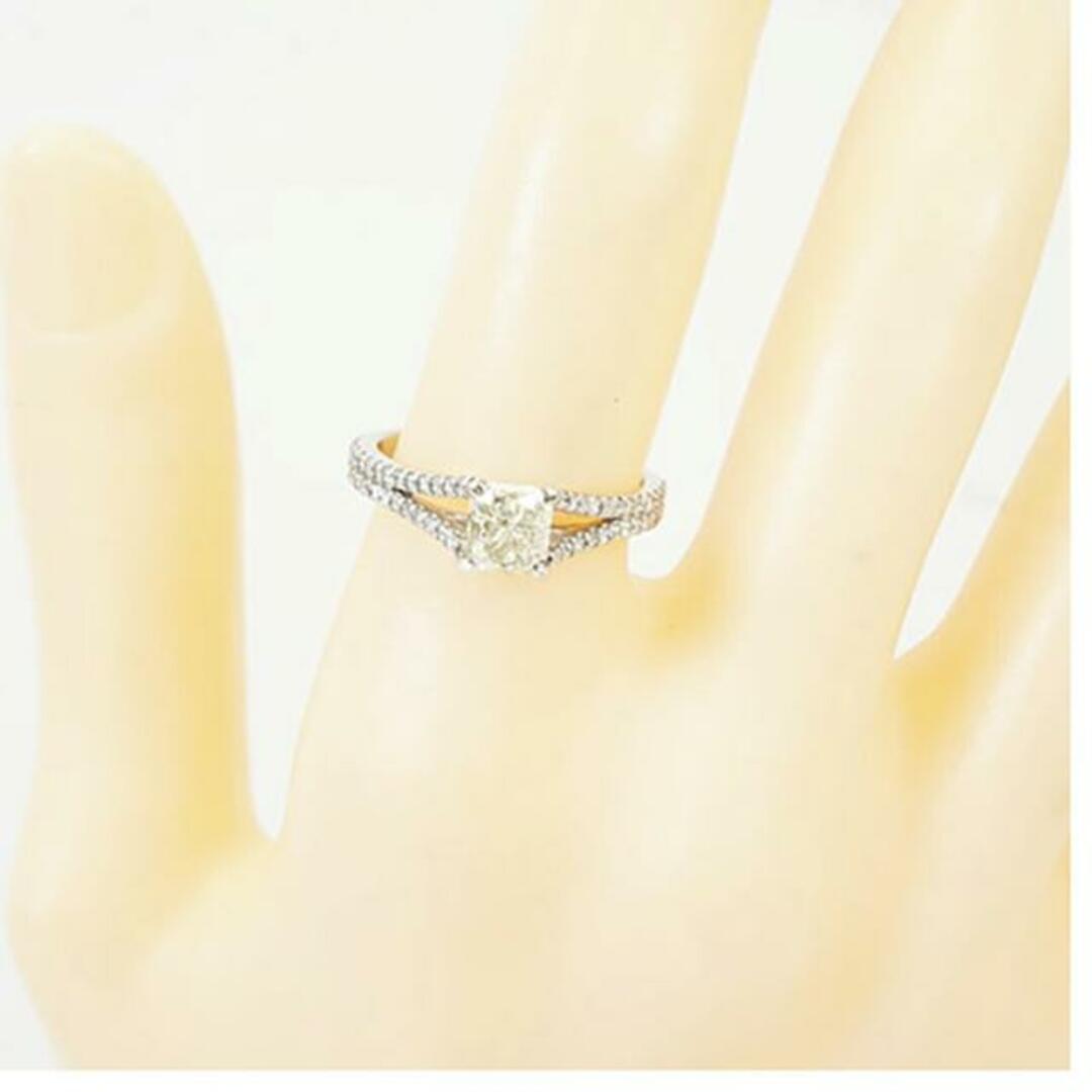 【jv439】ダイヤモンド リング/1.012ct/0.26ct/Pt900 プラチナ/イエローダイヤモンド/未使用 レディースのアクセサリー(リング(指輪))の商品写真