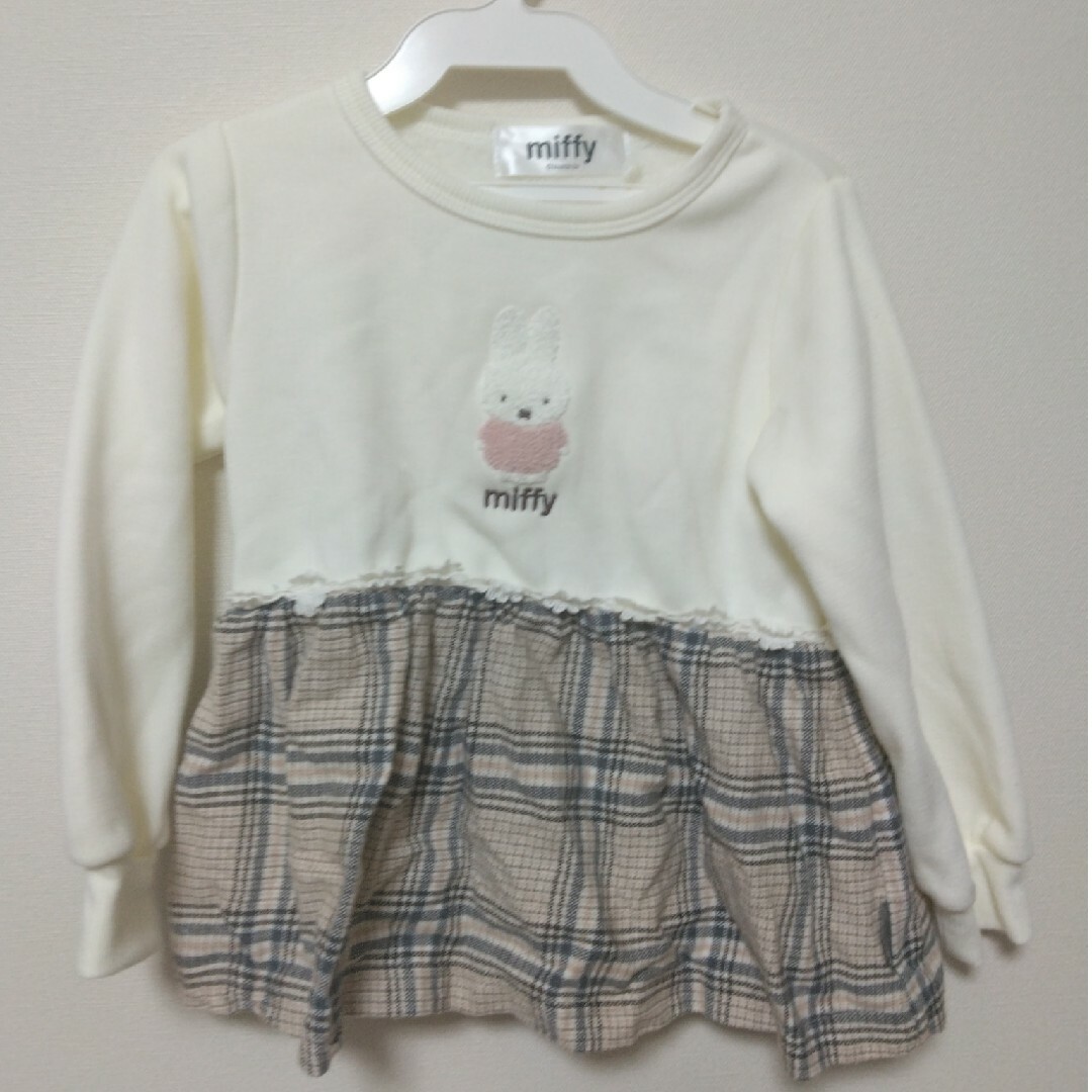 miffy(ミッフィー)のミッフィー　トレーナー キッズ/ベビー/マタニティのキッズ服女の子用(90cm~)(Tシャツ/カットソー)の商品写真