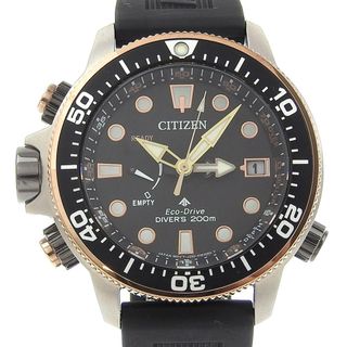 シチズン(CITIZEN)の【本物保証】 超美品 シチズン CITIZEN プロマスター ダイバー 30周年記念モデル メンズ ソーラー 腕時計 6000本限定 J250 S118948 レア(腕時計(アナログ))