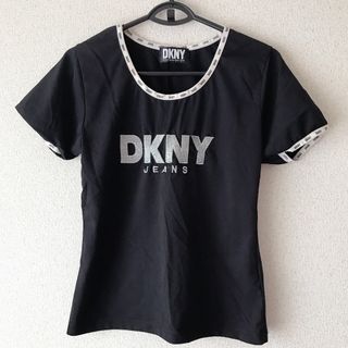 DKNY ダナキャランニューヨーク クロップド カットソー　トップス 半袖 黒