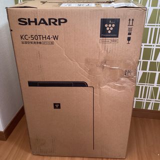 シャープ(SHARP)のシャープ プラズマクラスター加湿空気清浄機 KC-50TH4-W(空気清浄器)