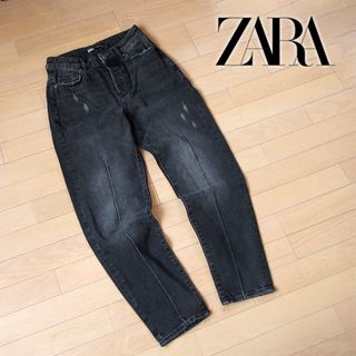 ザラ(ZARA)の美品 (EUR)34 ザラ  ZARA レディース マムジーンズ デニム(デニム/ジーンズ)