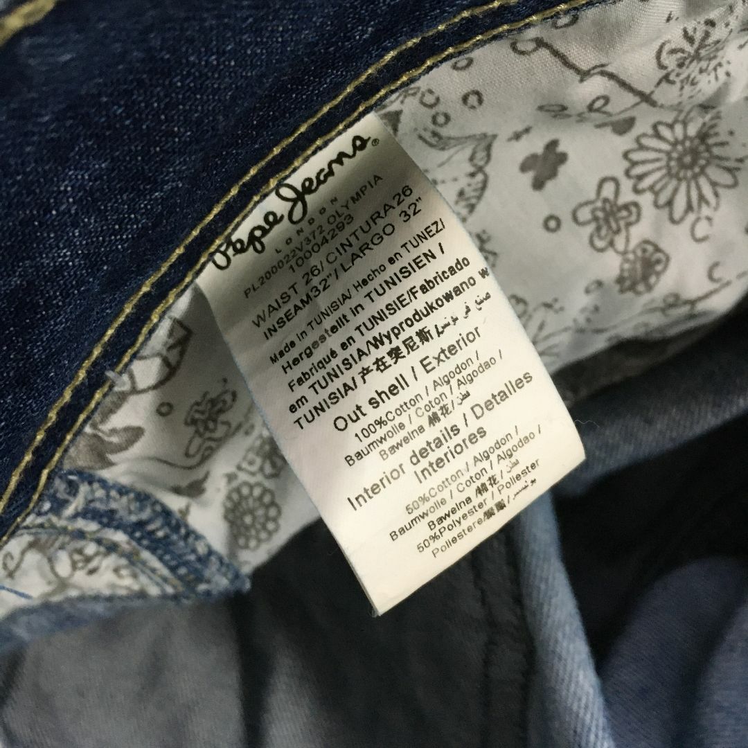 Pepe Jeans(ペペジーンズ)のPepe Jeans LONDON　デニムパンツ　USED　11131 レディースのパンツ(デニム/ジーンズ)の商品写真