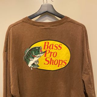 VINTAGE - Bass Pro Shops ロンT バス 魚 釣り