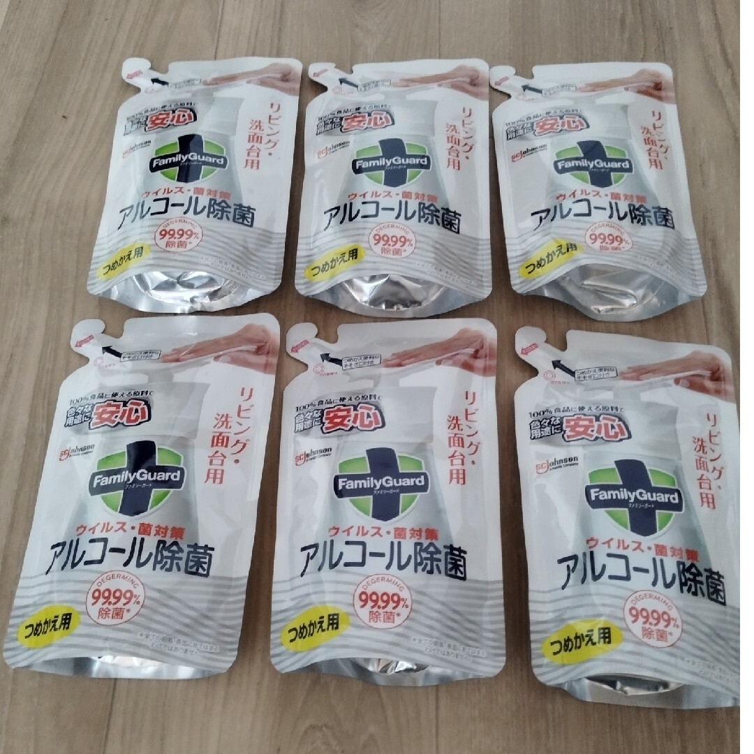 Johnson's(ジョンソン)の詰替え用　６個 インテリア/住まい/日用品のキッチン/食器(アルコールグッズ)の商品写真