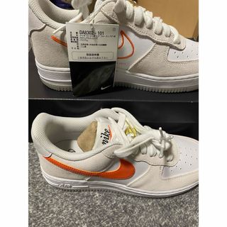 ナイキ(NIKE)のNIKE WMNS AIRFORCE1 LOW FIRSTUSE ORANGE(スニーカー)