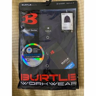 バートル(BURTLE)のBURTLE 長袖ポロシャツ　ネイビー(ポロシャツ)