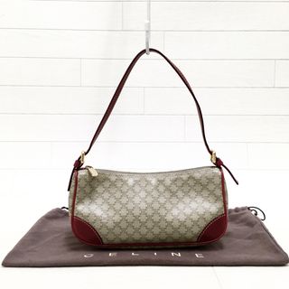 セリーヌ(celine)の☆美品・保存袋付☆CELINE パリマカダム アクセサリーポーチハンドバッグ(ハンドバッグ)