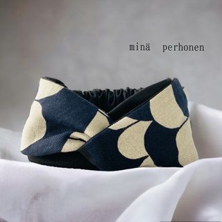 mina perhonen - 再販☁︎クロスヘアバンド☁︎ミナペルホネン☁︎sea lace☁︎ブラック