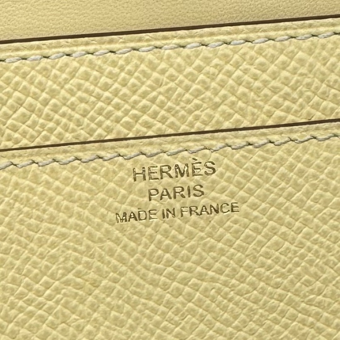 Hermes(エルメス)のエルメス HERMES コンスタンスロングトゥーゴー コンスタンスロング トゥーゴー 財布 長財布 ロングウォレット エプソン ジョーヌプッサン イエロー 黄 ゴールド金具 ヴォーエプソン レディースのファッション小物(財布)の商品写真