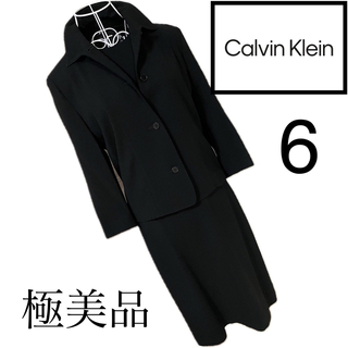 Calvin Klein - 美品☆ カルバンクライン☆ジャケット☆スーツ☆ワンピース☆6☆春夏