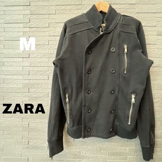 ZARA - ザラ ZARA ジャケット ジャンパー 上着 M ブラック スウェット パーカー