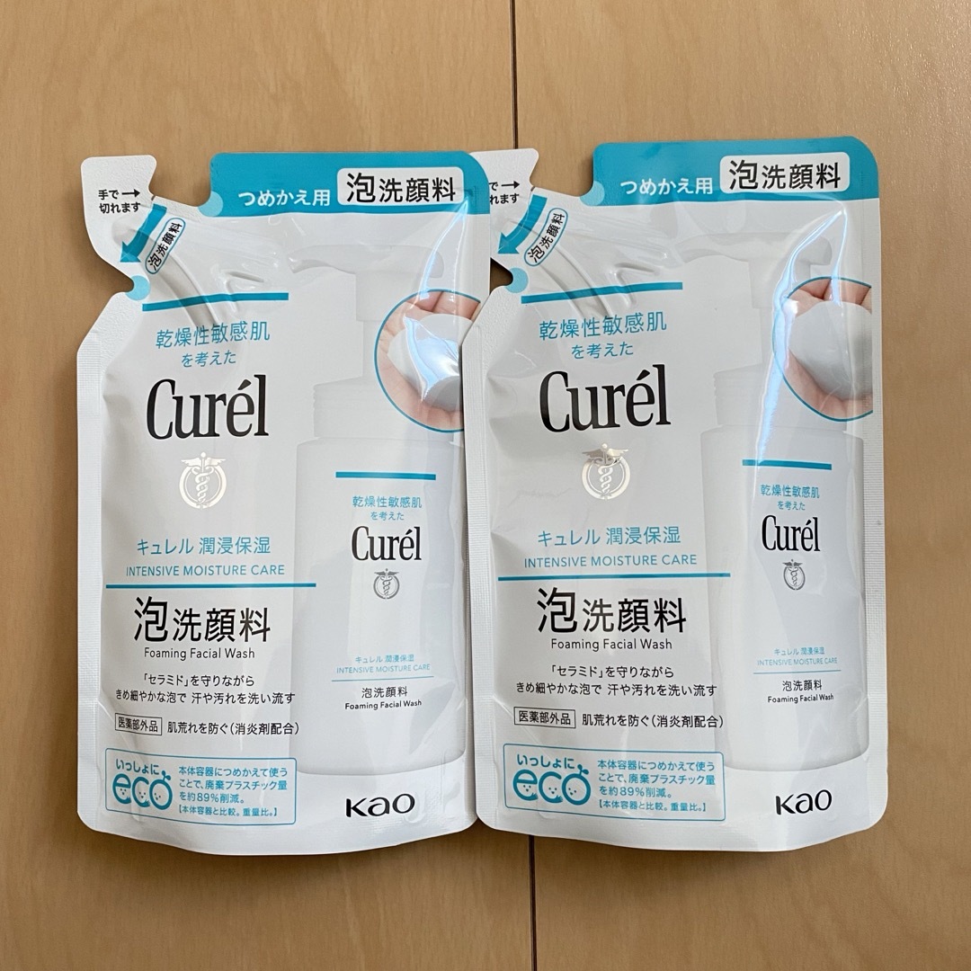 Curel(キュレル)の【新品・未使用品】キュレル 泡洗顔料 つめかえ用 130ml コスメ/美容のスキンケア/基礎化粧品(洗顔料)の商品写真