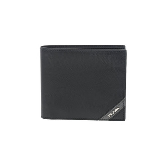 プラダ(PRADA)のプラダ   二つ折り財布 黒(財布)