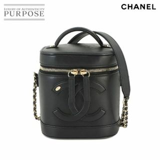 シャネル(CHANEL)の新品同様 シャネル CHANEL バニティ 2way ハンド チェーン ショルダー バッグ レザー ブラック AS0323 ゴールド 金具 VLP 90229561(ハンドバッグ)