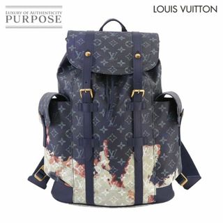 ルイヴィトン(LOUIS VUITTON)の未使用 展示品 ルイ ヴィトン LOUIS VUITTON モノグラム ブリーチ クリストファー MM バックパック ディープブルー M46805 RFID VLP 90230240(バッグパック/リュック)