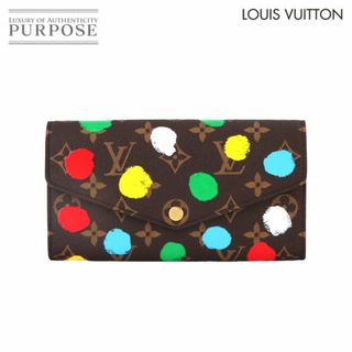 ルイヴィトン(LOUIS VUITTON)の未使用 展示品 ルイ ヴィトン LOUIS VUITTON モノグラム ペインティッド ドット LVxYK ポルトフォイユ サラ NM 長財布 M81980 VLP 90230736(財布)