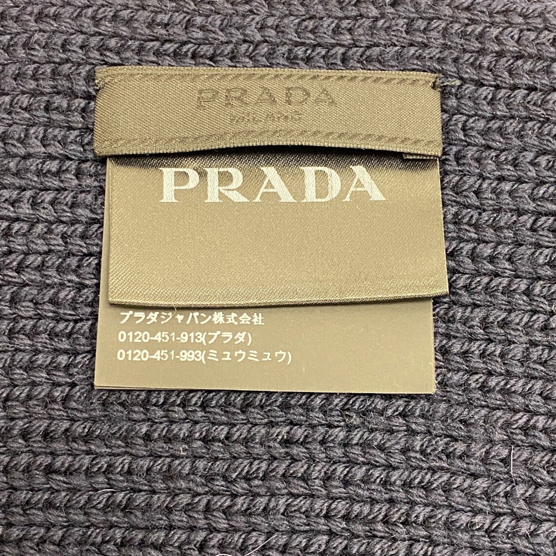 PRADA(プラダ)のプラダ PRADA マフラー
 ロゴ ネイビー レディースのファッション小物(マフラー/ショール)の商品写真