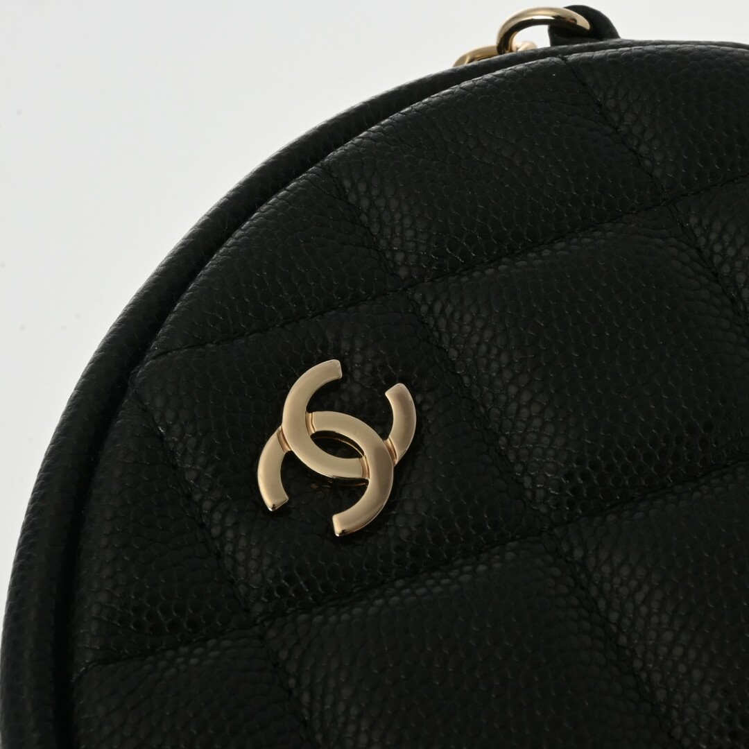 CHANEL(シャネル)の中古 シャネル CHANEL AP0245 26番台 レディース ショルダーバッグ ブラック /ゴールド金具 キャビアスキン レディースのバッグ(ショルダーバッグ)の商品写真