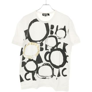 ブラックコムデギャルソン(BLACK COMME des GARCONS)のBLACK COMME des GARCONS ブラック コムデギャルソン 19SS プリントTシャツ ホワイト XL 1C-T003(Tシャツ/カットソー(半袖/袖なし))