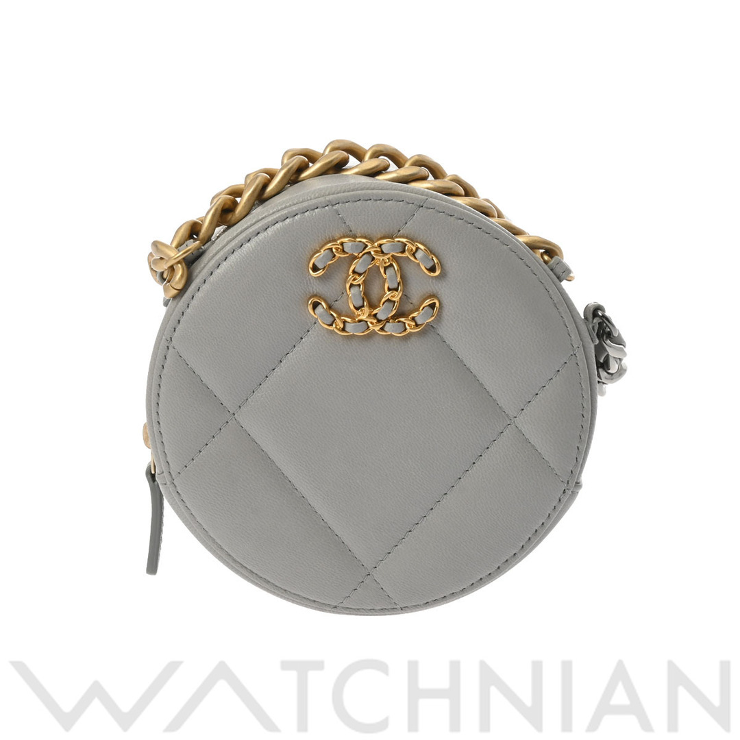 CHANEL(シャネル)の中古 シャネル CHANEL AP0945 29番台 レディース ショルダーバッグ グレー /ゴールド/シルバー金具 ラムスキン レディースのバッグ(ショルダーバッグ)の商品写真