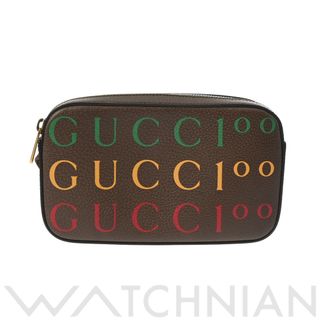 グッチ(Gucci)の中古 グッチ GUCCI 602695 レディース ウエストバッグ ブラウン レザー(ボディバッグ/ウエストポーチ)