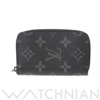 ルイヴィトン(LOUIS VUITTON)の中古 ルイ ヴィトン LOUIS VUITTON M81662 RFIDタグ(ICチップ) メンズ コインケース モノグラムエクリプス 黒/グレー レザー(コインケース/小銭入れ)