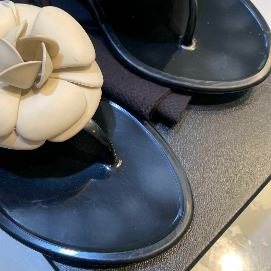 CHANEL カメリア トングサンダル ビーチサンダル size36 サンダル CHANEL カメリア トングサンダル ビーチサンダル size36 サンダル