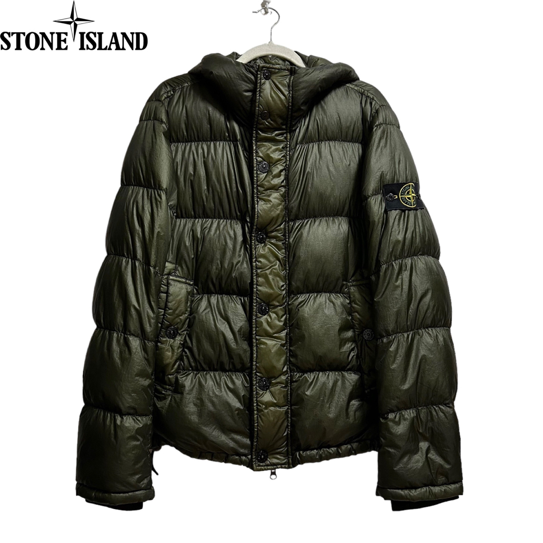 STONE ISLAND(ストーンアイランド)のSTONE ISLAND GARMENT DYED DOWN _26 GR L メンズのジャケット/アウター(ダウンジャケット)の商品写真