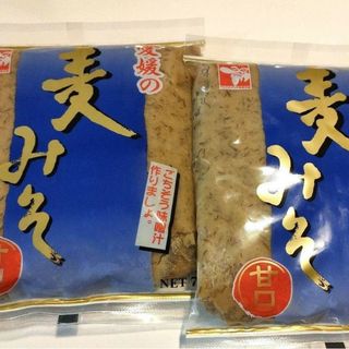 愛媛  矢野味噌《麦みそ 》はだか麦入りの合わせ麦みそ  甘口(調味料)