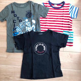 ギャップキッズ(GAP Kids)のコムサ　ギャップ　ムージョンジョン　半袖　Tシャツ  120㎝　3点セット(Tシャツ/カットソー)