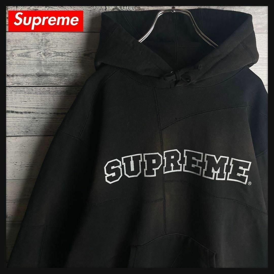 Supreme(シュプリーム)の【希少デザイン】シュプリーム☆ ヴィンテージ加工 パッチワーク パーカー その他のその他(その他)の商品写真